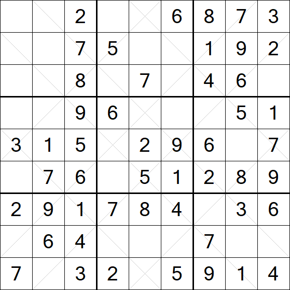 Argyle Sudoku - Easy