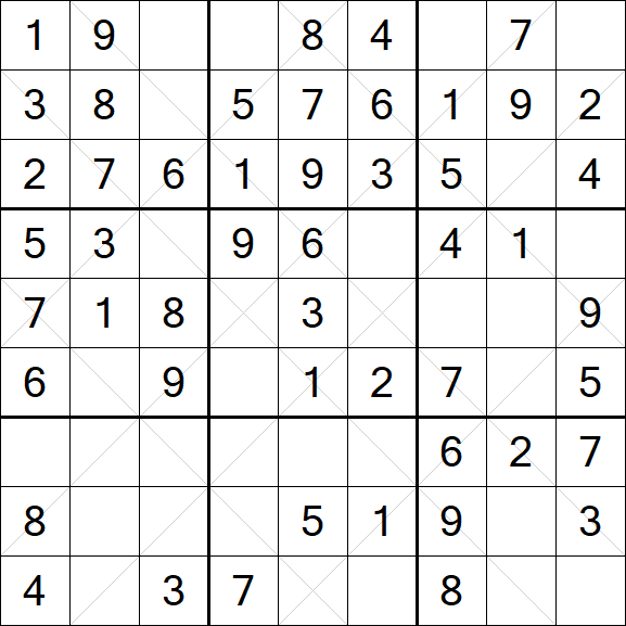 Argyle Sudoku - Easy
