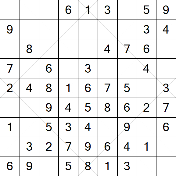 Argyle Sudoku - Easy