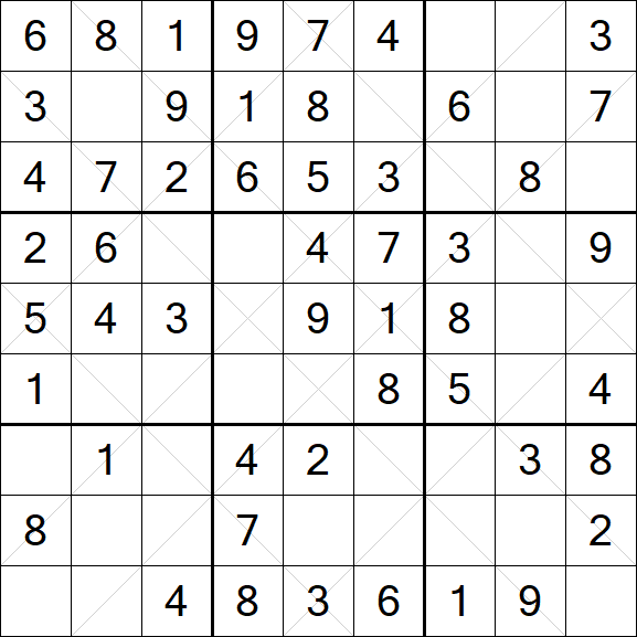 Argyle Sudoku - Easy