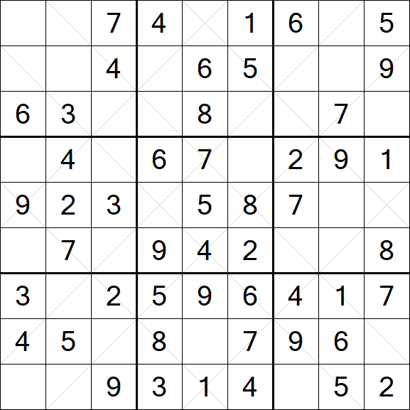 Argyle Sudoku - Easy
