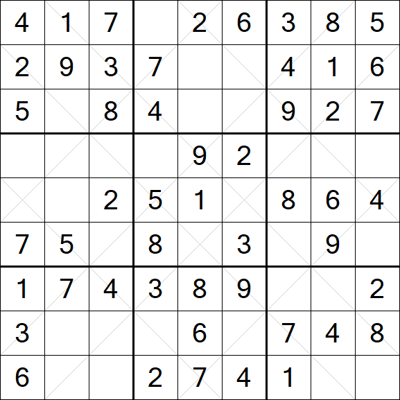 Argyle Sudoku - Einfach