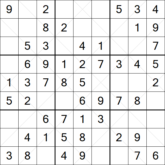 Argyle Sudoku - Easy