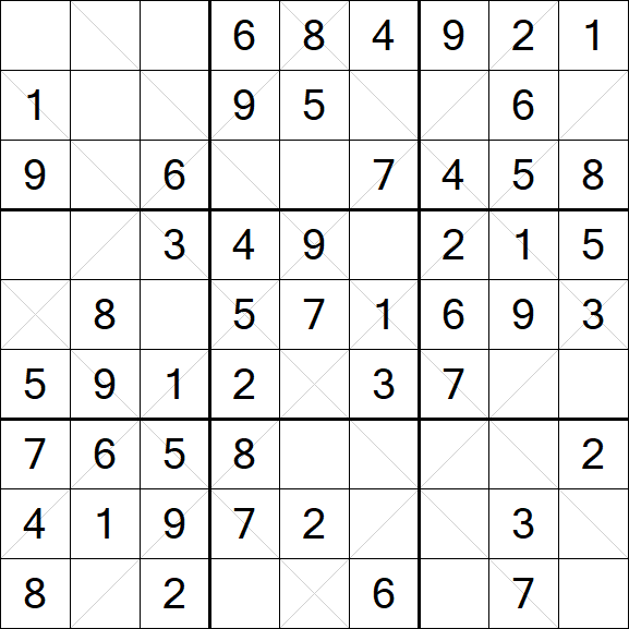 Argyle Sudoku - Easy