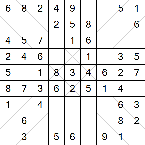 Argyle Sudoku - Easy