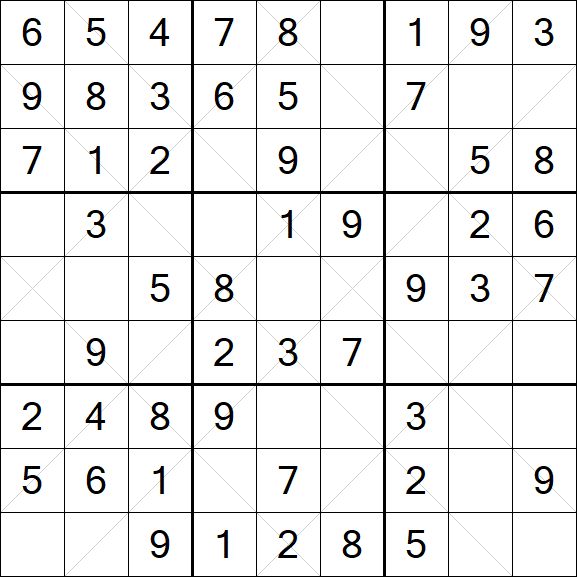 Argyle Sudoku - Einfach