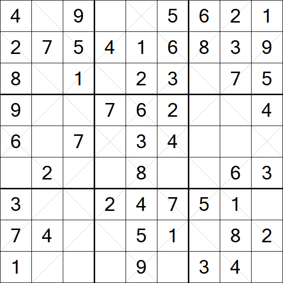 Argyle Sudoku - Easy