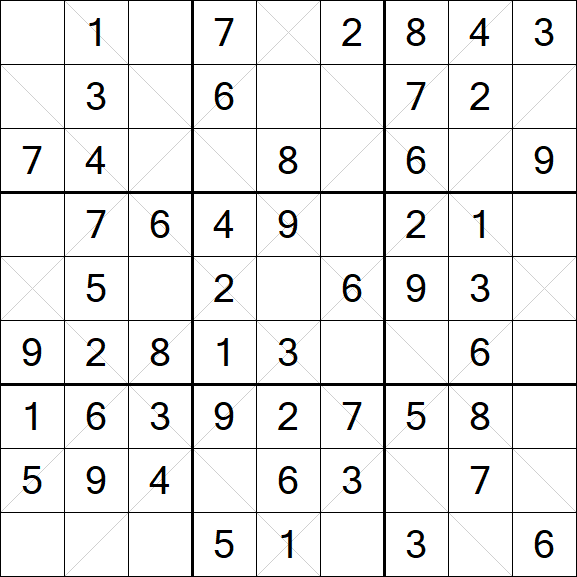 Argyle Sudoku - Easy