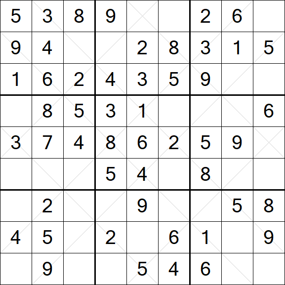 Argyle Sudoku - Easy