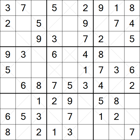 Argyle Sudoku - Easy