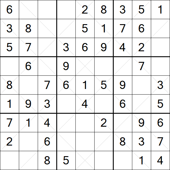 Argyle Sudoku - Easy