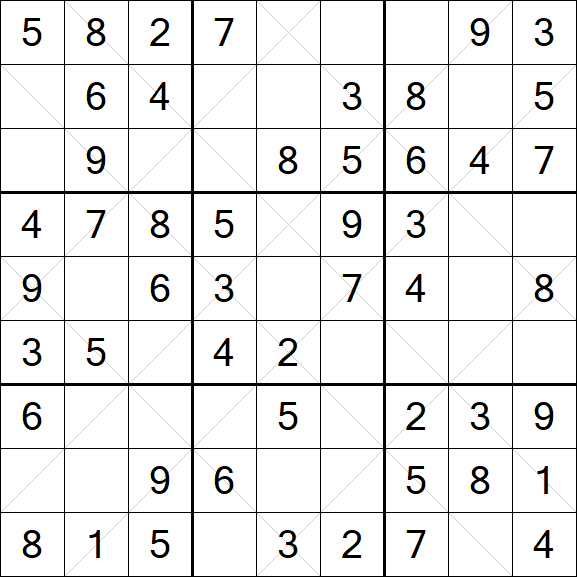 Argyle Sudoku - Easy