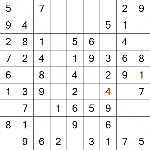 Argyle Sudoku - Einfach