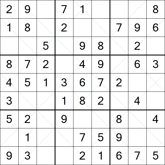 Argyle Sudoku - Easy