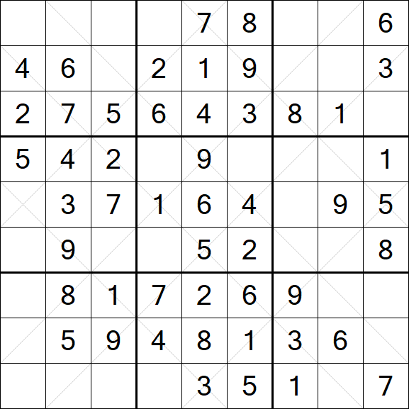 Argyle Sudoku - Easy