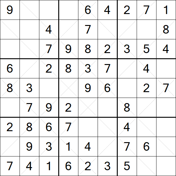 Argyle Sudoku - Easy