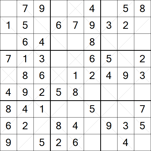 Argyle Sudoku - Einfach