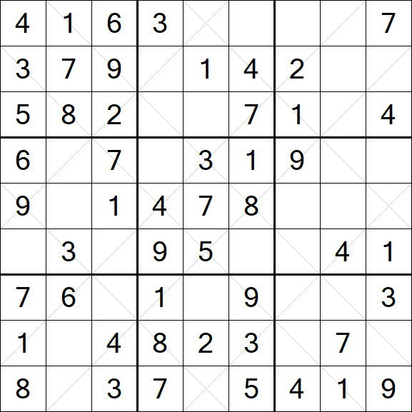 Argyle Sudoku - Easy
