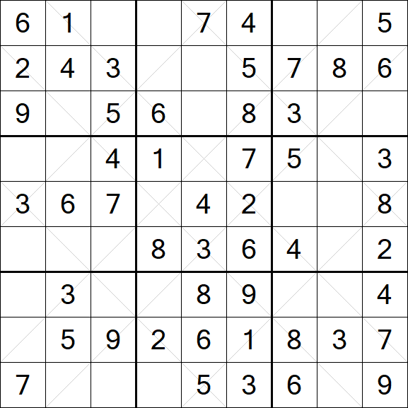 Argyle Sudoku - Easy