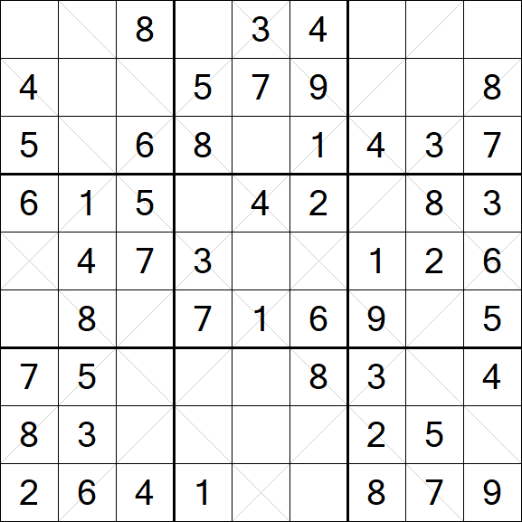 Argyle Sudoku - Easy