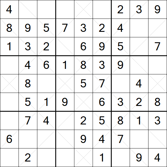Argyle Sudoku - Easy