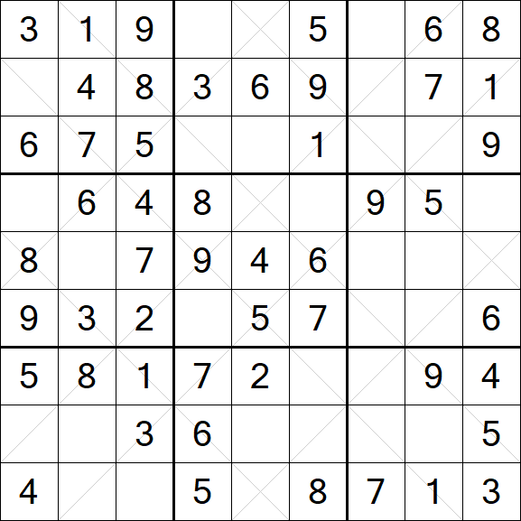 Argyle Sudoku - Easy