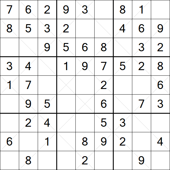 Argyle Sudoku - Easy