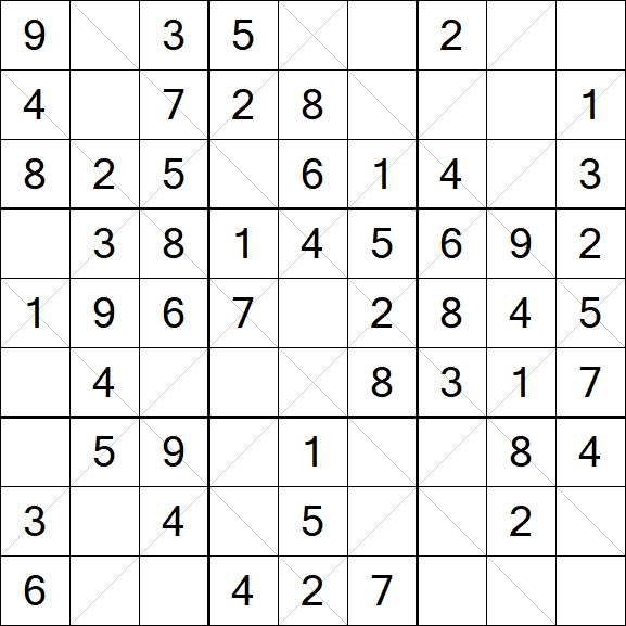 Argyle Sudoku - Easy