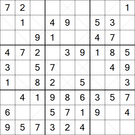 Argyle Sudoku - Easy