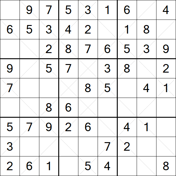 Argyle Sudoku - Easy