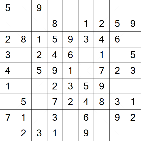 Argyle Sudoku - Easy