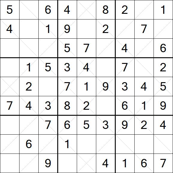 Argyle Sudoku - Easy