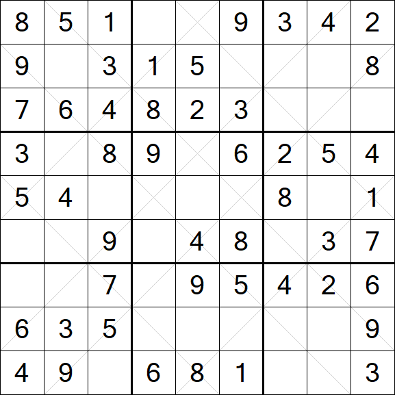 Argyle Sudoku - Easy
