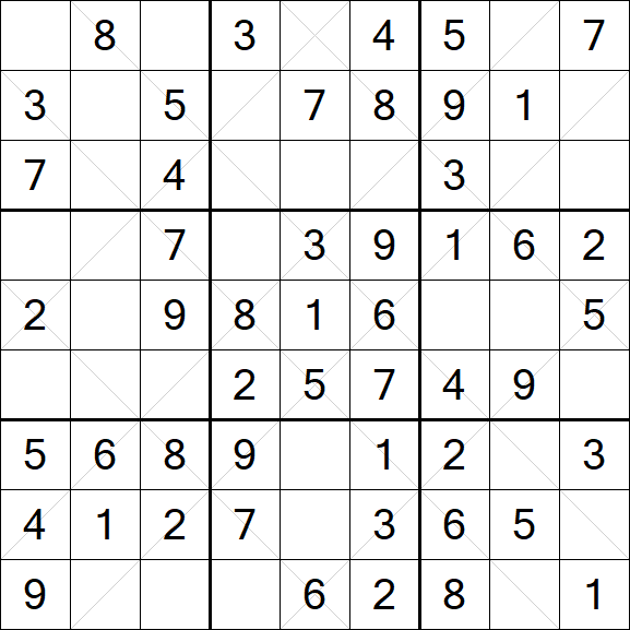 Argyle Sudoku - Easy
