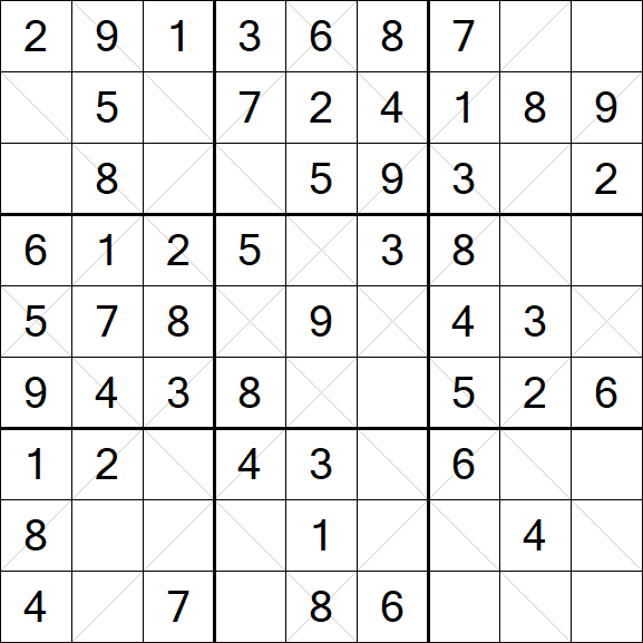 Argyle Sudoku - Easy
