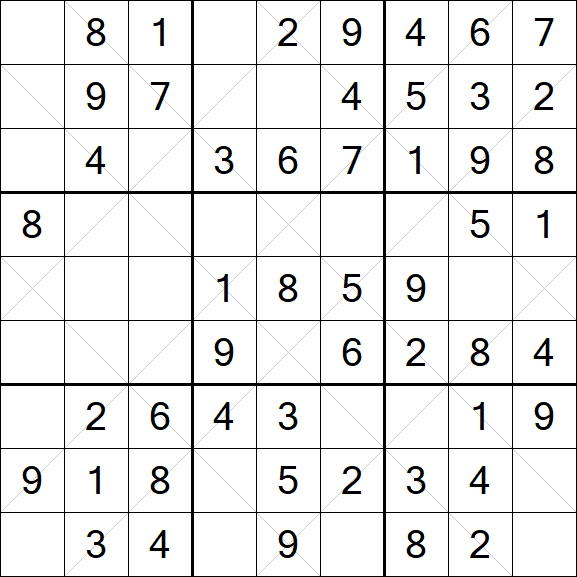 Argyle Sudoku - Easy
