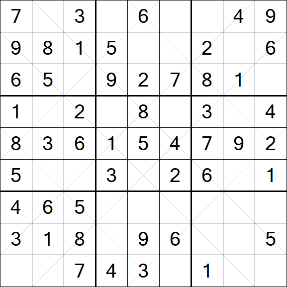 Argyle Sudoku - Easy