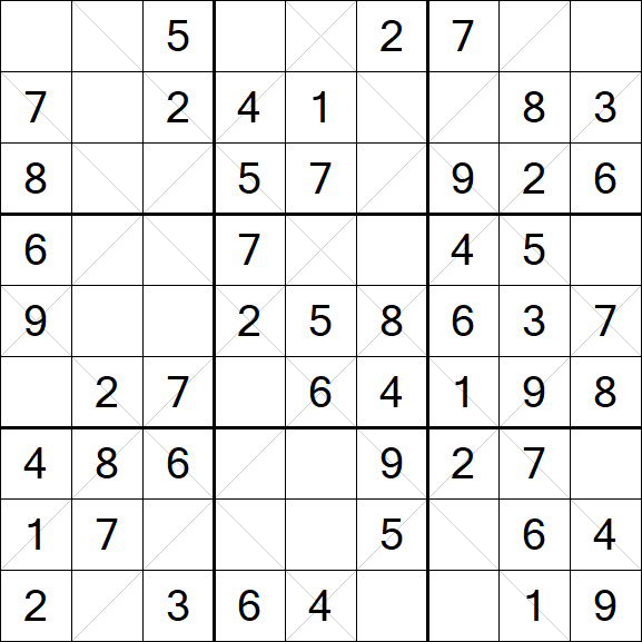 Argyle Sudoku - Easy
