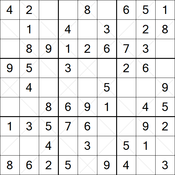 Argyle Sudoku - Easy