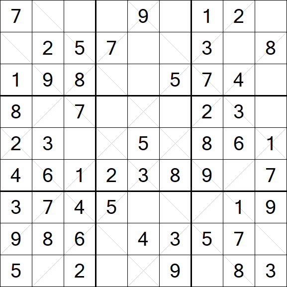 Argyle Sudoku - Easy