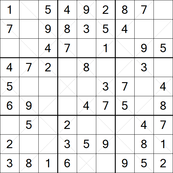 Argyle Sudoku - Easy