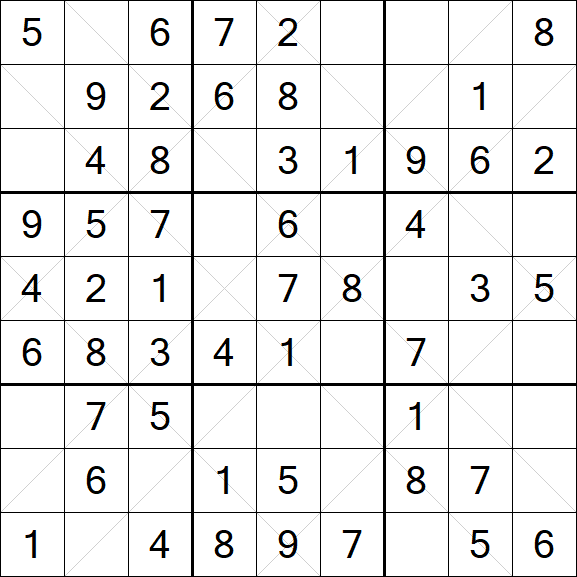 Argyle Sudoku - Easy