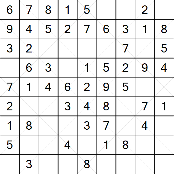 Argyle Sudoku - Easy