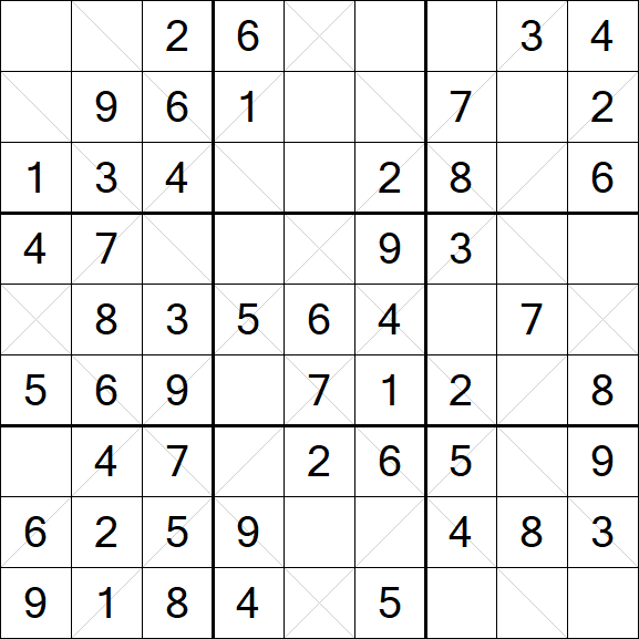 Argyle Sudoku - Easy