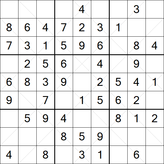 Argyle Sudoku - Easy