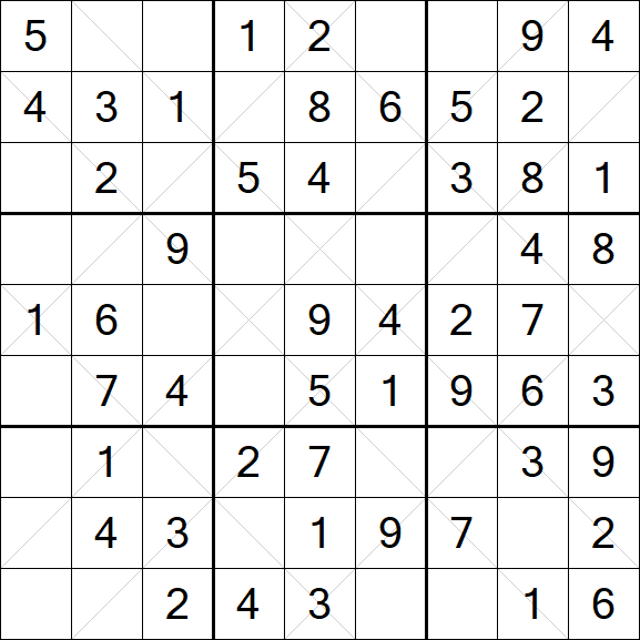 Argyle Sudoku - Easy