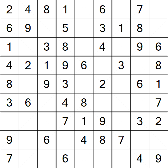 Argyle Sudoku - Easy