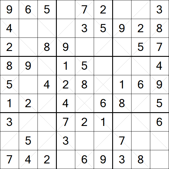 Argyle Sudoku - Easy
