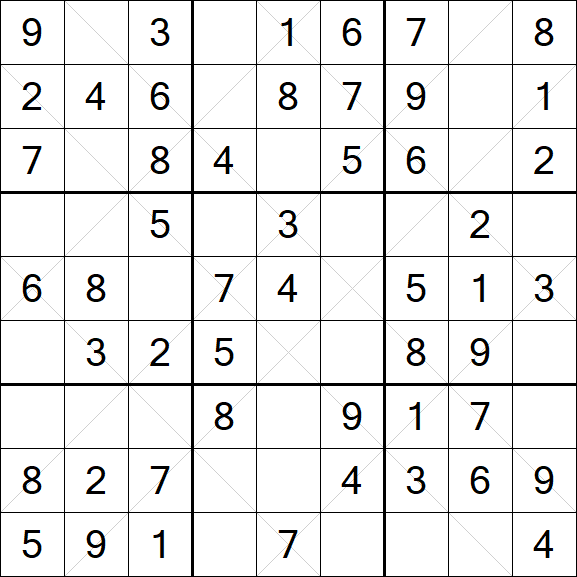 Argyle Sudoku - Easy