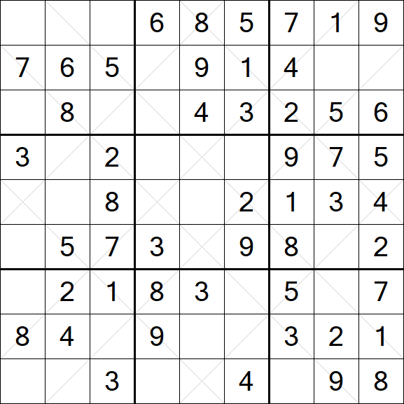 Argyle Sudoku - Easy